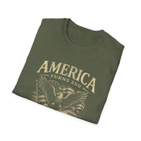 America 250 Shirt Route 66 100 Vintage Patriotic Eagle Tee 1776 2026 USA Retro Distressed Route 66 Shirt Americana Tee