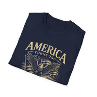 America 250 Shirt Route 66 100 Vintage Patriotic Eagle Tee 1776 2026 USA Retro Distressed Route 66 Shirt Americana Tee