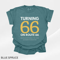 Route 66 Centennial Shirt 1926–2026, Turning 66 on Route 66 Tee, Vintage Route 66 Shirt, Americana Road Trip Shirt, Historic Route66 Gift