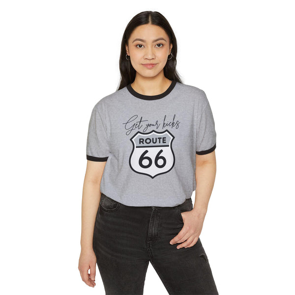 Route 66 Road Sign shirt | Retro Highway Travel Tee