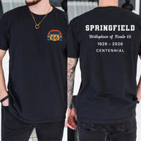 Route 66 Springfield Missouri Shirt, Birthplace of Route 66 Tee, Centennial 1926–2026 Shirt Historic Route 66 Travel Tee USA Road Trip Shirt
