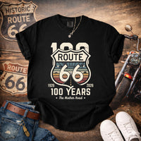 Route 66 Shirt 100 Years 1926 2026 Centennial Shirt Vintage Route 66 Tee Road Trip Shirt Biker Shirt America Highway Tee