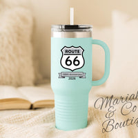 Route 66 Shield 100th Anniversary 2026 Travel Mug