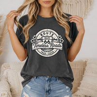 Route 66 T-shirt | Vintage Road Trip Retro Badge Womens Route 66 tee