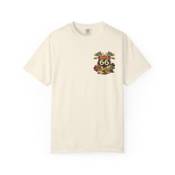 Route 66 Retro Shield Get Your Kicks On T-shirt | 100 Years Anniversary