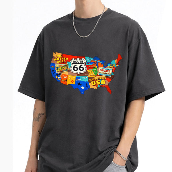 Route 66 100 Years Tee, Historic Route 66 Vintage Tee, Route 66 Tee, Route 66 Classic Tee, Vintage Travel Tee, Travel Tee, Historic Tee