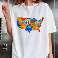 Route 66 100 Years Tee, Historic Route 66 Vintage Tee, Route 66 Tee, Route 66 Classic Tee, Vintage Travel Tee, Travel Tee, Historic Tee