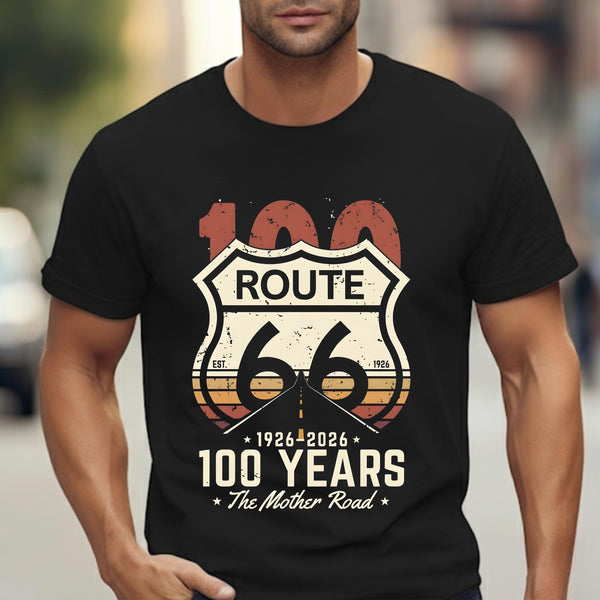 Route 66 1926-2026 Centennial Tee | 100 Years T-Shirt