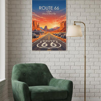 Route 66 Travel Print, Travel Poster, USA