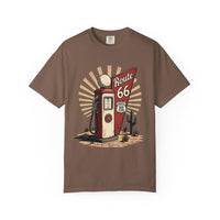 Route 66 Centennial Shirt Vintage Gas Pump Tee Desert Road Trip Shirt Mens Retro Travel T-Shirt 100 Years 1926 2026 Gift For Him