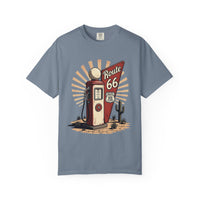 Route 66 Centennial Shirt Vintage Gas Pump Tee Desert Road Trip Shirt Mens Retro Travel T-Shirt 100 Years 1926 2026 Gift For Him