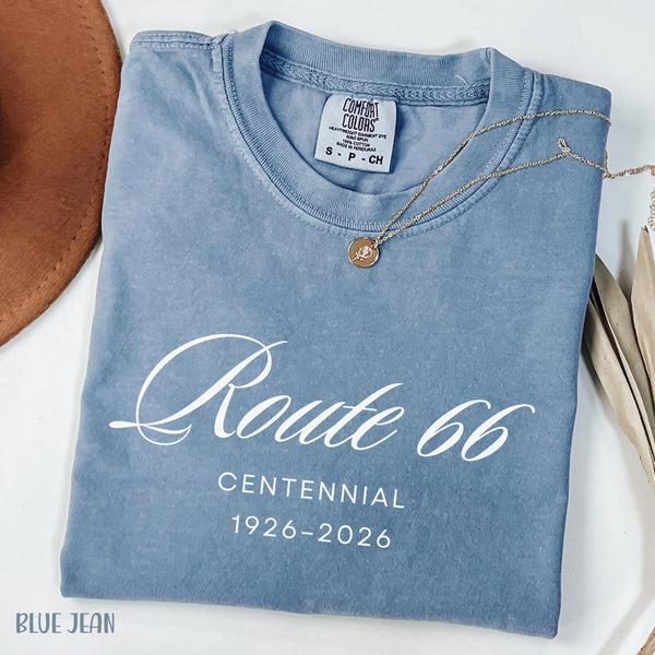 Route 66 Centennial 100th Anniversary Shirt 1926–2026 Historic Route66 Souvenir Tee USA Road Trip Highway 66 Mother Road Tee
