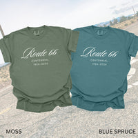Route 66 Centennial 100th Anniversary Shirt 1926–2026 Historic Route66 Souvenir Tee USA Road Trip Highway 66 Mother Road Tee