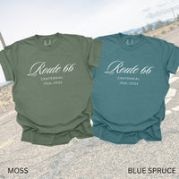 Route 66 Centennial 100th Anniversary Shirt 1926–2026 Historic Route66 Souvenir Tee USA Road Trip Highway 66 Mother Road Tee