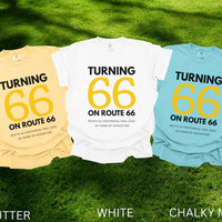 Route 66 Centennial Shirt 1926–2026, Turning 66 on Route 66 Tee, Vintage Route 66 Shirt, Americana Road Trip Shirt, Historic Route66 Gift