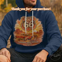 Route 66 Dad T-shirt PNG, Father Baby Announcement digital download, First Time Dad Sublimation, Father's Day Gift