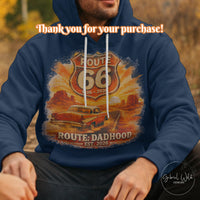 Route 66 Dad T-shirt PNG, Father Baby Announcement digital download, First Time Dad Sublimation, Father's Day Gift