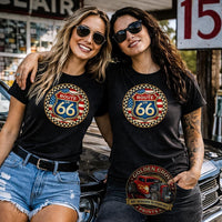 Route 66 Shirt | Vintage Route 66 Tee | Retro Road Trip Shirt | Americana Graphic Tee | Gift for Dad | Fathers Day| Mothers Road