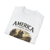 Vintage Western Cowboy Shirt, America 250th 2026, Route 66 Centennial Tee, Patriotic USA Shirt