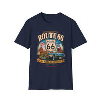 Vintage Route 66 Centennial Unisex Softstyle T-Shirt