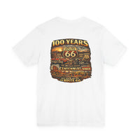 Route 66 Centennial 100 Years back design T-Shirt | Vintage Roadtrip Tee