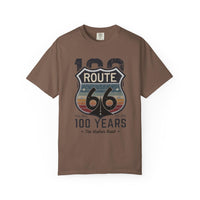 Route 66 Centennial Shirt 100 Years Mother Road 1926 2026 Vintage Retro Road Trip Tee Americana Highway Travel Gift