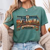 Retro Route 66 Oklahoma PNG, Vintage Mother Road Sublimation Design, Classic Car Digital Download, Route 66 T-shirt Graphic, State Png