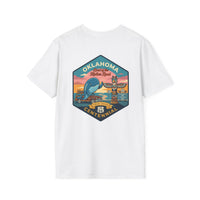 Oklahoma Route 66 Centennial Shirt, Blue Whale Graphic Tee, Retro Mother Road Souvenir