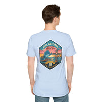 Oklahoma Route 66 Centennial Shirt, Blue Whale Graphic Tee, Retro Mother Road Souvenir