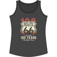 Route 66 Centennial Tank Top 1926 2026 Mother Road Shirt Vintage Americana Graphic Retro Road Trip Top USA Travel Gift Women