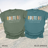 Route 66 100 Years Shirt Anniversary Route66 Centennial 100th Sweatshirt Historic Route 66 Souvenir USA Road Trip Retro Minimalist Style Tee