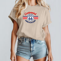 Vintage Route 66 Centennial Anniversary T-Shirt | Retro Highway Shield, 1926