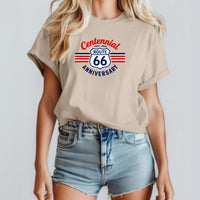 Vintage Route 66 Centennial Anniversary T-Shirt | Retro Highway Shield, 1926