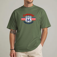 Vintage Route 66 Centennial Anniversary T-Shirt | Retro Highway Shield, 1926