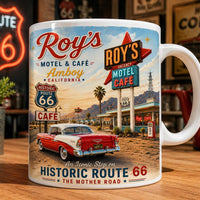 Roy's Motel Amboy California Retro Travel Poster, Historic Route 66 Wall Art (Digital Download)