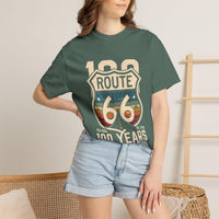 Route 66 100 Years T-Shirt | Vintage Highway Shield Tee