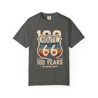 Route 66 100 Years T-Shirt | Vintage Highway Shield Tee