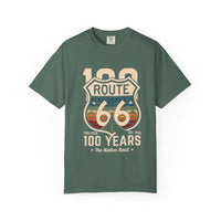 Route 66 100 Years T-Shirt | Vintage Highway Shield Tee