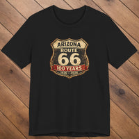 Vintage Arizona Route 66 100 Years TShirt Retro Highway Shield 1926-2026