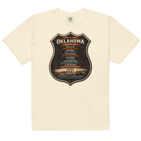 Route 66 Oklahoma Towns Shirt | 100 Year Anniversary Comfort Colors Tee | Vintage Mother Road Graphic T-Shirt | Retro Americana Travel Shirt