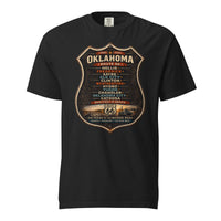 Route 66 Oklahoma Towns Shirt | 100 Year Anniversary Comfort Colors Tee | Vintage Mother Road Graphic T-Shirt | Retro Americana Travel Shirt