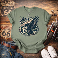 Route 66 Centennial Ride Shirt Eagle Americana Tee Vintage Highway 66 Graphic T Shirt Mother Road 100 Years 1926 2026 Biker Tee
