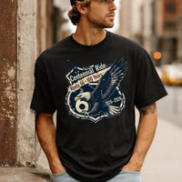 Route 66 Centennial Ride Shirt Eagle Americana Tee Vintage Highway 66 Graphic T Shirt Mother Road 100 Years 1926 2026 Biker Tee