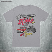 Vintage Route 66 Graphic Tee, Retro Motorcycle Road Trip Shirt, Americana Classic Car Apparel