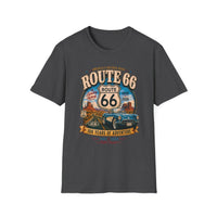 Vintage Route 66 Centennial Unisex Softstyle T-Shirt