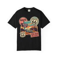 Route 66 100 Years Centennial T-Shirt Retro Highway Anniversary Road Trip Tee