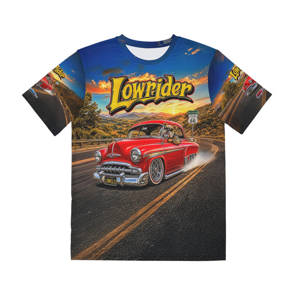 Chevy Bomb Lowrider Shirt Route 66 Wearable Art Tee Classic 50s Chevy Car Shirt Low Slow Cruiser Gift for Car Lovers
