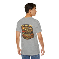 Route 66 Centennial 100 Years back design T-Shirt | Vintage Roadtrip Tee