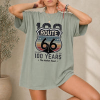 Route 66 Centennial Shirt 100 Years Mother Road 1926 2026 Vintage Retro Road Trip Tee Americana Highway Travel Gift