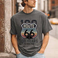 Route 66 Centennial Shirt 100 Years Mother Road 1926 2026 Vintage Retro Road Trip Tee Americana Highway Travel Gift